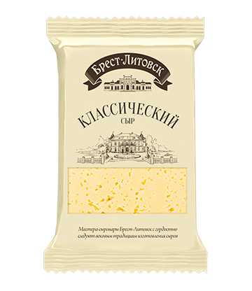 Сыр полутвердый "Классический" 45%, Брест-Литовск, 200 гр