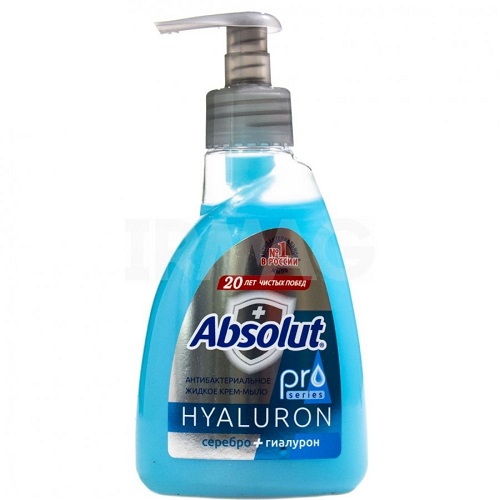 Мыло жидкое антибактериальное Hyaluron, Absolut Pro Series, 250 гр