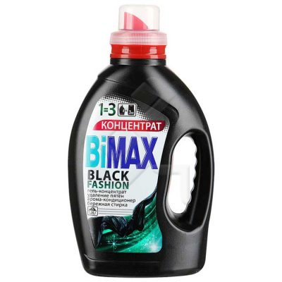Гель-концентрат для стирки черных и темных вещей Black Fashion, Bimax, 1,5 кг.