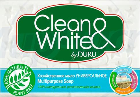 Мыло хозяйственное Универсальное, Duru Clean&White, 125 гр