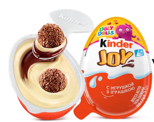 Яйцо шоколадное с игрушкой Ugly Dolls, Kinder Joy, 20 гр