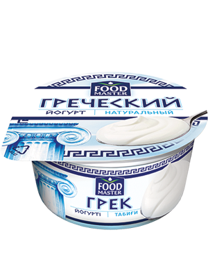 Греческий йогурт Натуральный, FoodMaster, 130 гр.
