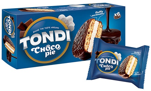 Печенье Tondi Choco Pie, Яшкино, 6 шт х 30 гр