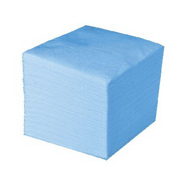 Салфетки бумажные (голубые) 24 х 24 см., Deluxe, 100 шт