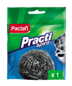 Мочалка металлическая Practi Spiro, Paclan, 1 шт