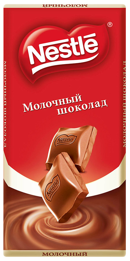 Шоколад нежный Молочный, Nestle, 82 гр