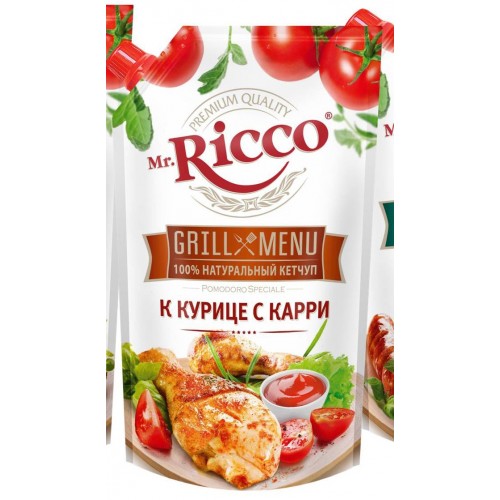 Кетчуп «К курице с карри», Mr. Ricco, 350 гр