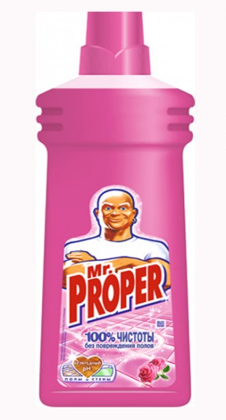 Моющая жидкость для уборки Роза, Mr. Proper, 500 мл