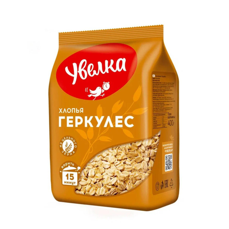 Хлопья Геркулес, Увелка, 400 гр