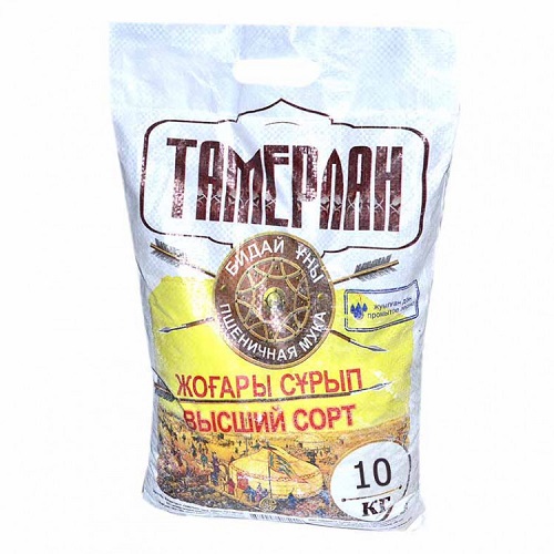 Мука пшеничная хлебопекарная Высший сорт, Тамерлан, 10 кг.