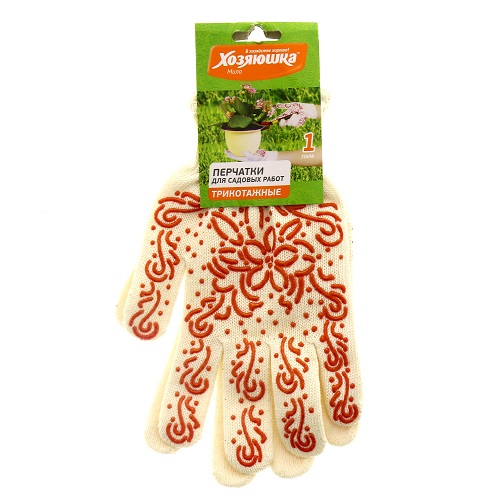 Перчатки для садовых работ, Хозяюшка Мила, 1 пара