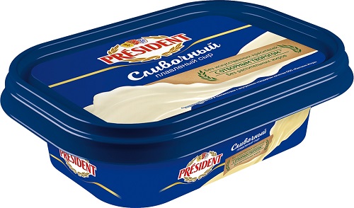 Сыр плавленный Сливочный, President, FoodMaster, 200 гр