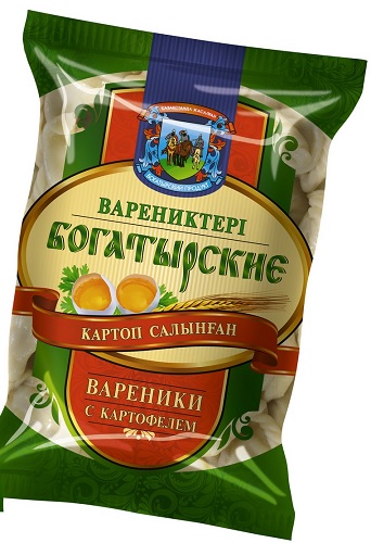 Вареники с картофелем Богатырские, Богатырский продукт, 400 гр.
