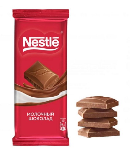 Шоколад молочный, Nestle, 82 гр