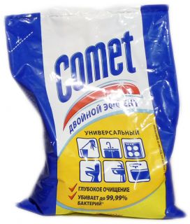 Порошок чистящий c хлоринолом "Лимон", Comet, 350 гр