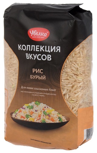 Рис бурый, Увелка, 500 гр.