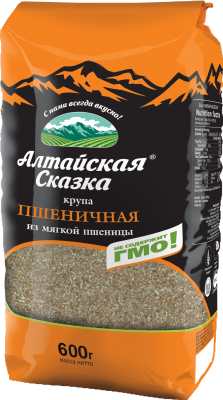 Крупа пшеничная шлифованная, Алтайская сказка, 600 гр.