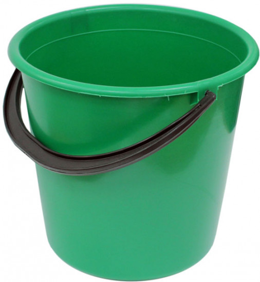 Ведро пластиковое ПЭ 5 л, Plastika (Р202) зеленое
