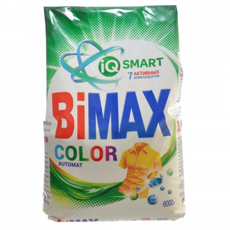Порошок стиральный автомат Color, Bimax, 6 кг
