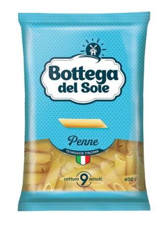 Макароны Перья, Bottega del Sole, 400 гр