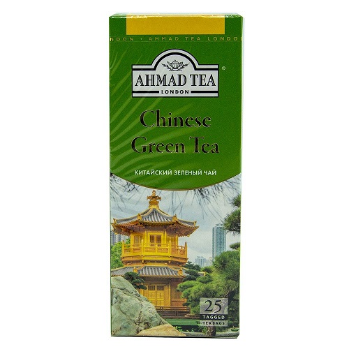 Чай зеленый китайский, Ahmad Tea, 25 пакетиков
