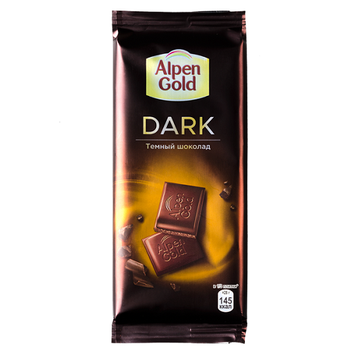 Шоколад темный Dark, Alpen Gold, 90 гр.