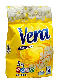 Стиральный порошок универсальный White/Color, Vera, 3 кг