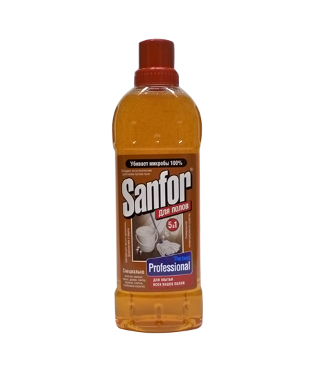 Жидкость моющая 5в1 для полов и других поверхностей, Sanfor, 920 гр