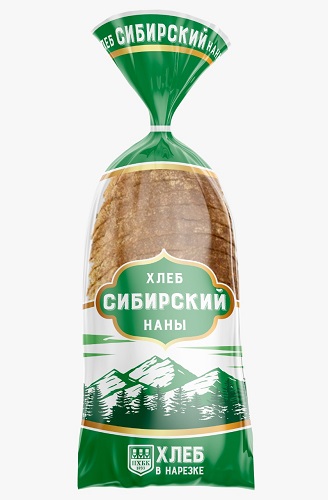 Хлеб ржаной Сибирский в нарезке, ПХБК г.Петропавловск, 400 гр.