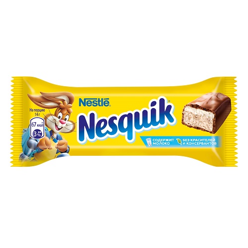 Батончик с какао-нугой, Nesquik, 28 гр