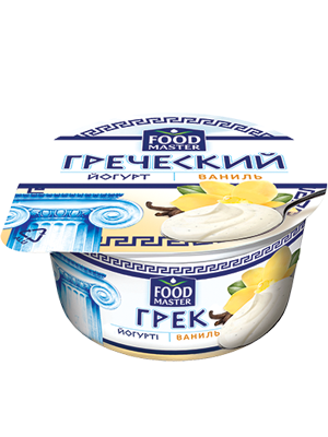 Греческий йогурт Ваниль, FoodMaster, 130 гр.