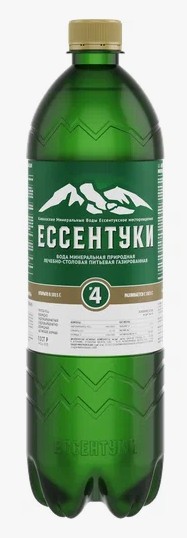Вода минеральная лечебно-столовая №4, Ессентуки, 1 л