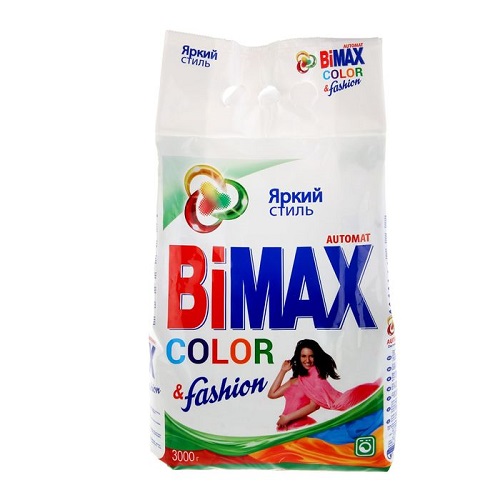 Порошок стиральный автомат Color&Fashion, Bimax, 3 кг