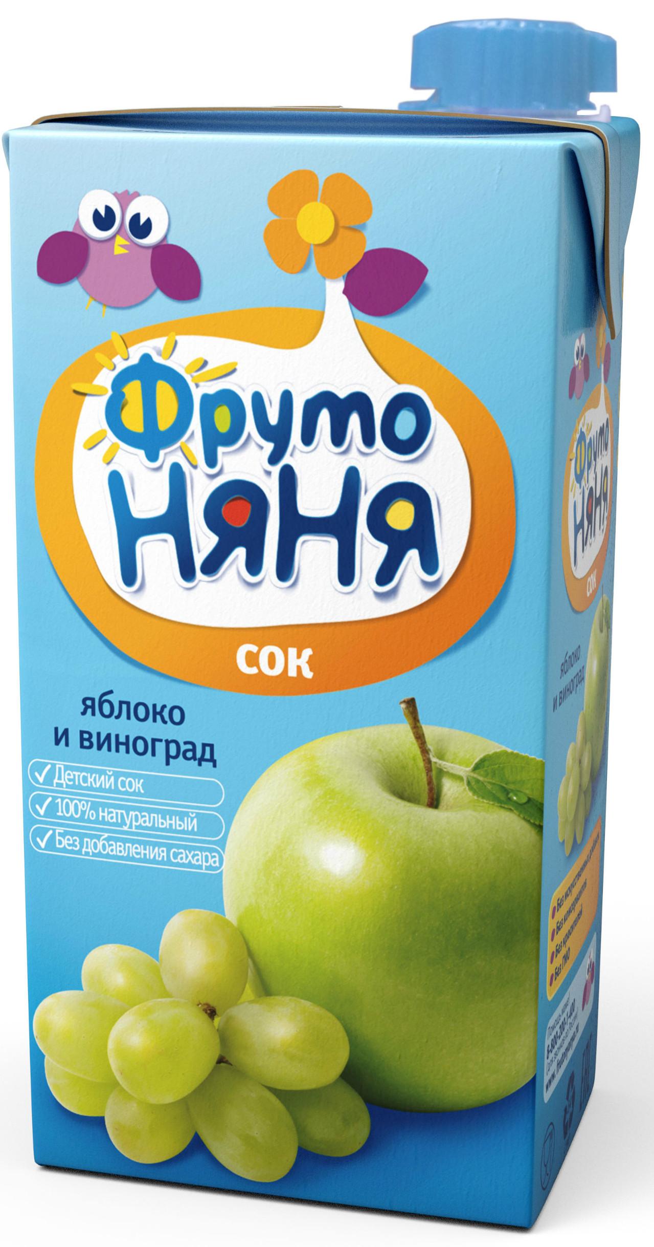 Сок ФРУТОНЯНЯ 0.5 яблоко