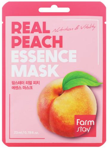 Тканевая маска для лица с экстрактом Персика, Farm Stay
