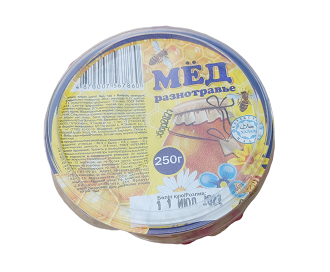 Мед натуральный разнотравье, Алтайская компания Медовый край, 250 гр
