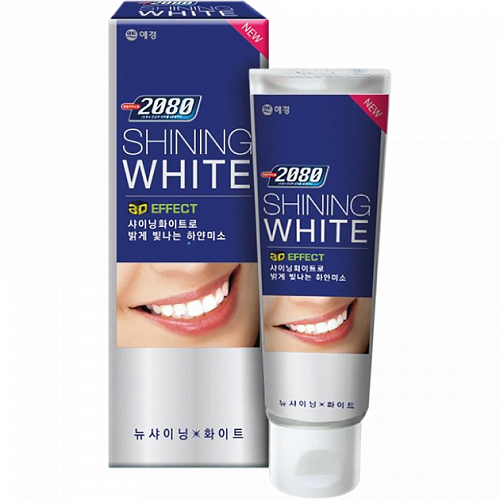 Зубная паста Отбеливающая Dental 2080 Shining White, Aekyung, 100 гр