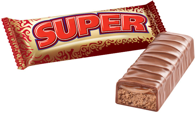 Super шоколадный батончик глазированный, 40 гр
