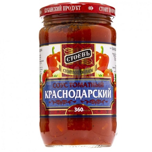 Соус томатный Краснодарский, Стоевъ, 380 гр.