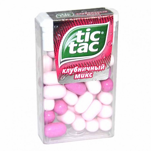 Драже Tic tac клубничный микс, 16 г