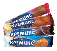 Печенье с кремом с ароматом клубники Кремикс, Хамле, 60 гр