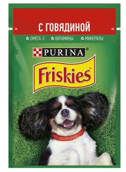 Корм для взрослых собак с Ягненком, Friskies, 85 гр