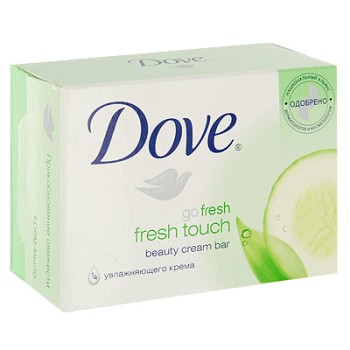 Крем-мыло туалетное Fresh Touch, Dove, 90 гр