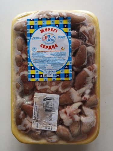 Сердце цыпленка бройлера замороженное, Усть-Каменогорская птицефабрика