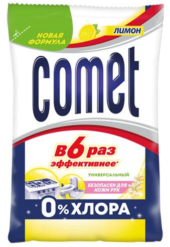 Порошок чистящий без хлоринола "Лимон", Comet, 350 гр