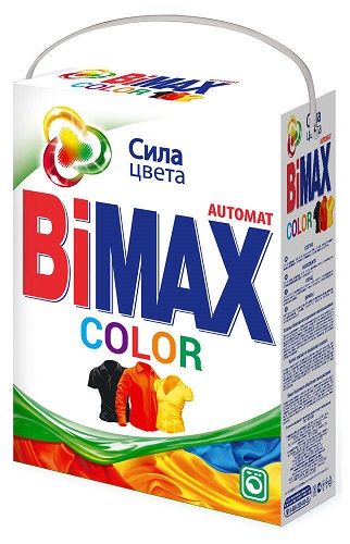Стиральный порошок Color автомат (коробка), Bimax, 4 кг