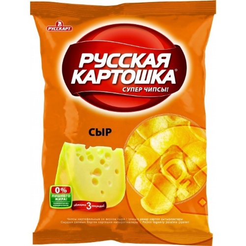 Чипсы Сыр, Русская картошка, 50 гр.