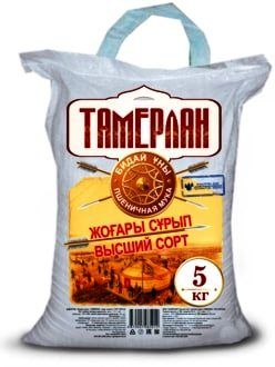 Мука пшеничная хлебопекарная Высший сорт, Тамерлан, 5 кг.