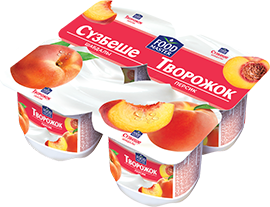 Творожок Сузбеше Персик, FoodMaster, 110 гр.