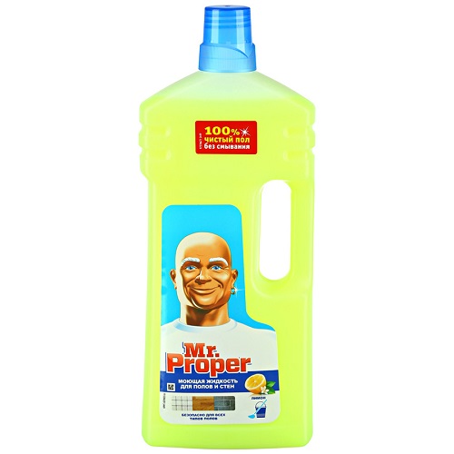 Моющая жидкость для уборки Лимон, Mr. Proper, 1,5 л